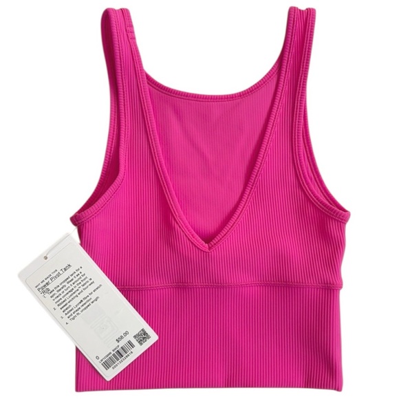 NWT Lululemon Power Pivot Tank Sonic
Pink Size 0 Retail $58.00 - Picture 7 of 10